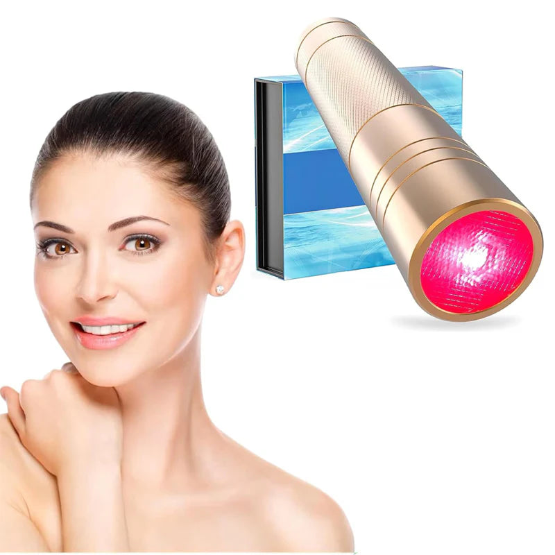 KTS Red Light Therapy Flashlight for Face
