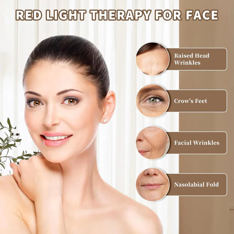 KTS Red Light Therapy Flashlight for Face