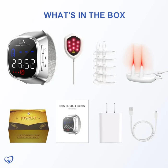 KTS Upgraded Model Cold Laser Therapy Watch