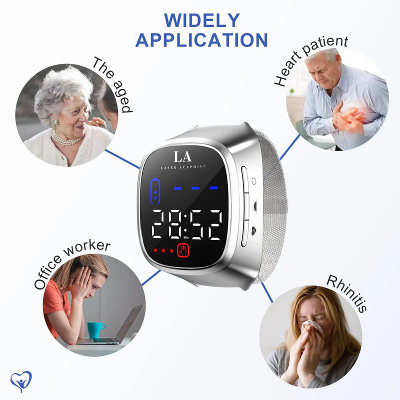 KTS Upgraded Model Cold Laser Therapy Watch