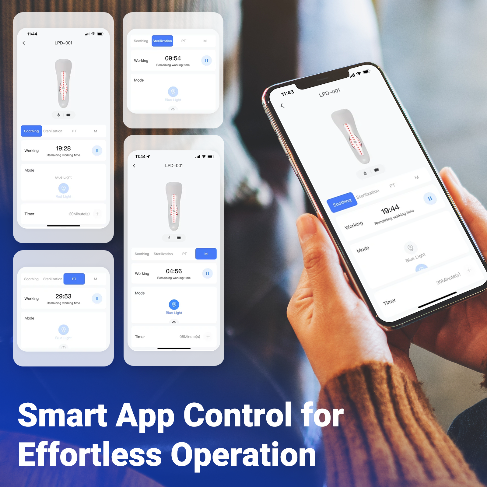 Portable Laser Hemorrhoids Treatment Device